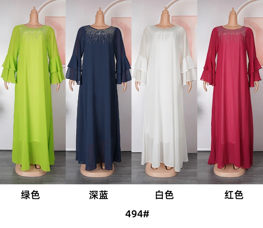 Abayas для женщин Дубай роскошный 2023 шифоновый Boubou мусульманская Мода Caftan Marocain Свадебные вечерние женские платья африканская одежда
Abayas для женщин Дубай роскошный 2023 шифоновый Boubou мусульманская Мода Caftan Marocain Свадебные вечерние женские платья африканская одежда