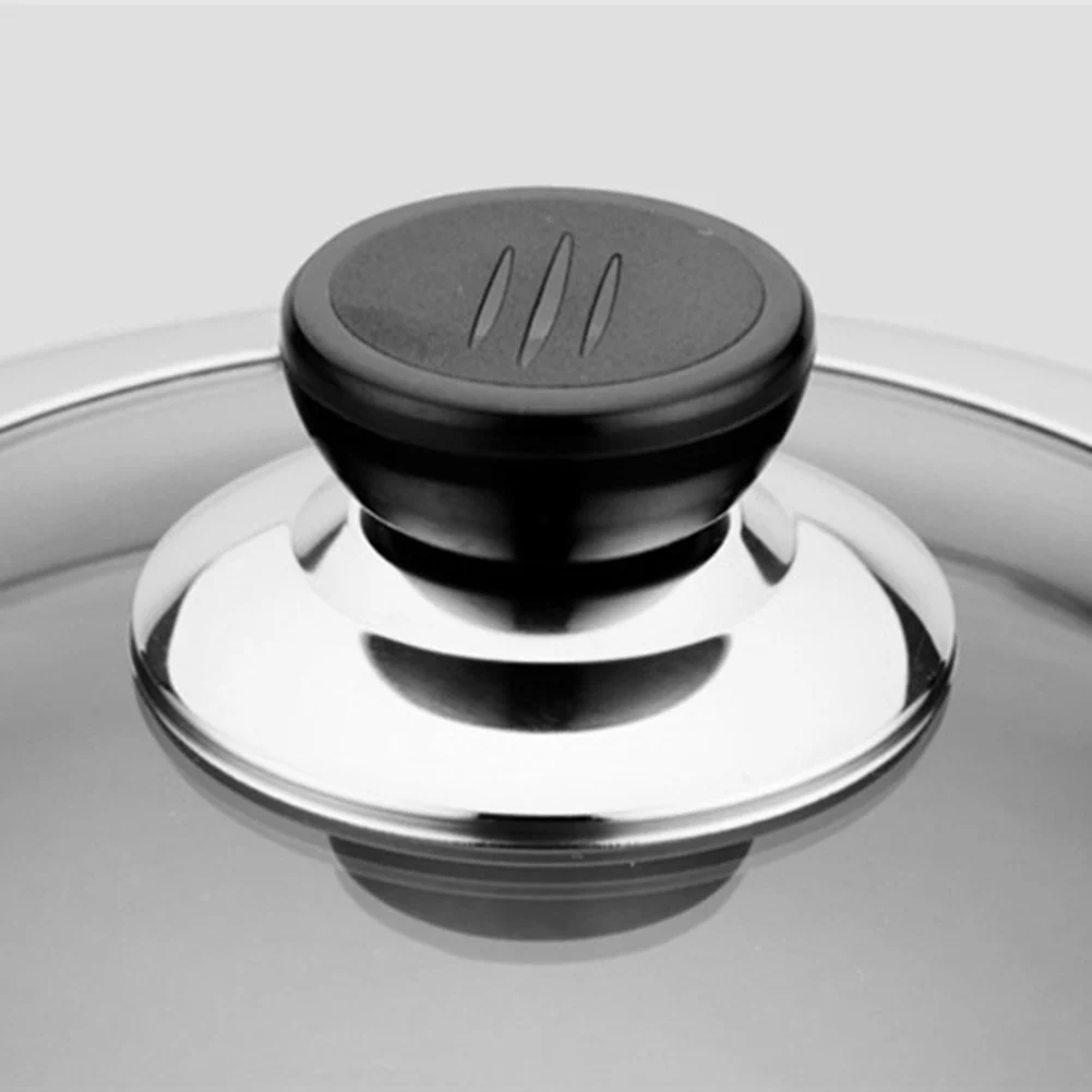 1pc Stainless Steel Visible Pot Lid Combined Tripod Wok Cover Kitchen Cookware Accessories Replacement 28CM, 30CM, 32CM, 34CM
1pc Stainless Steel Visible Pot Lid Combined Tripod Wok Cover Kitchen Cookware Accessories Replacement 28CM, 30CM, 32CM, 34CM