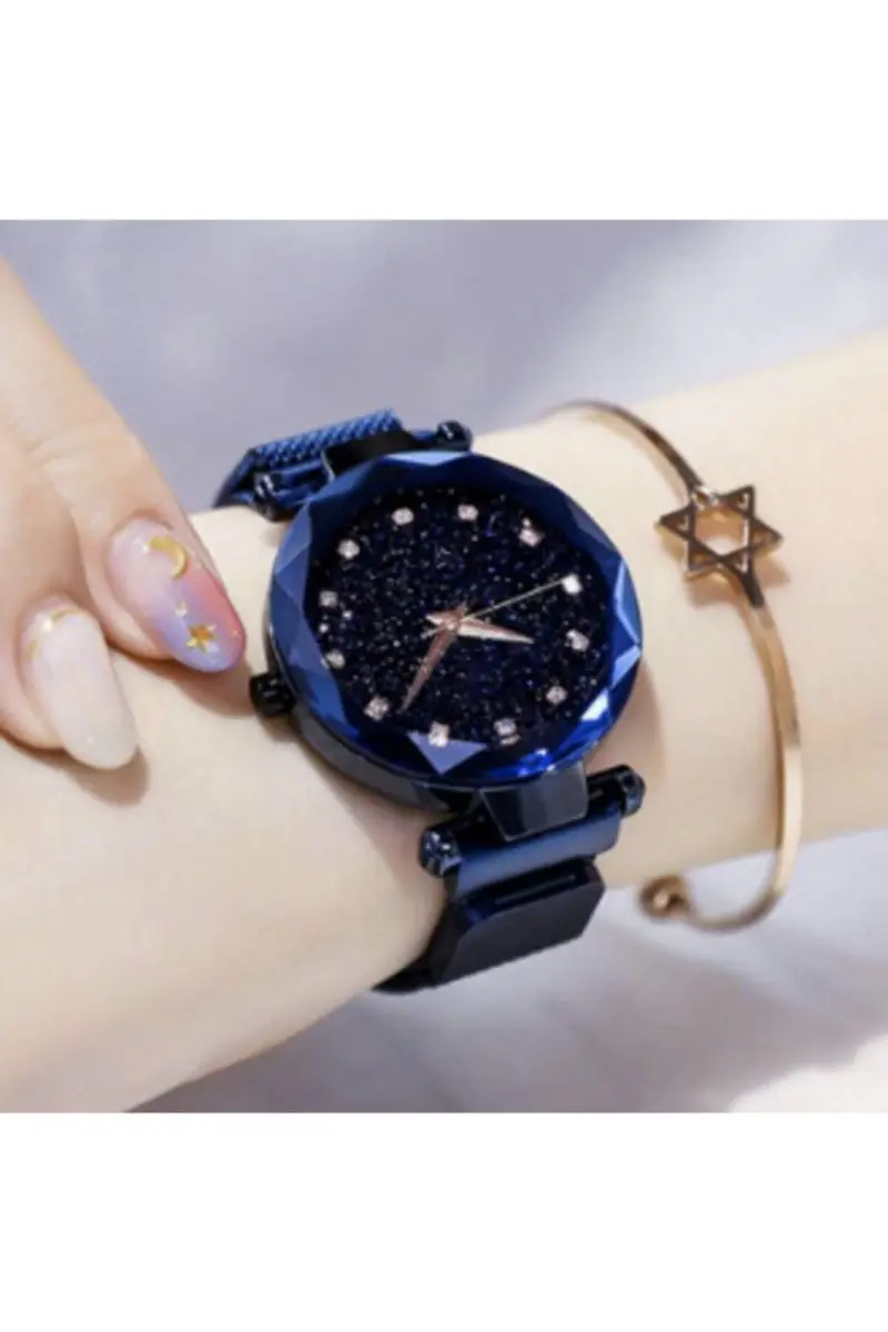 Роскошные женские часы Звездное небо Магнитный вязаный ремешок со стразами кварцевые часы (_ 05)
Роскошные женские часы Звездное небо Магнитный вязаный ремешок со стразами кварцевые часы (_ 05)