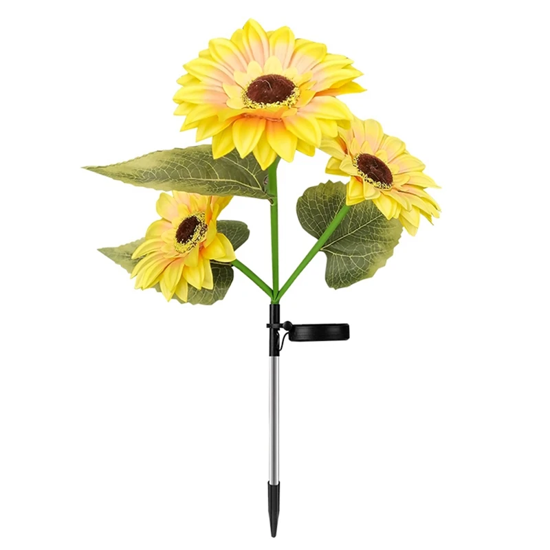 HOT-Garden Solar 3 Heads Sunflower Light Outdoor Lawn Lamp Solar LED Landscape Sunflower Fairy Lights Exterior Solar
HOT-Garden Solar 3 Heads Sunflower Light Outdoor Lawn Lamp Solar LED Landscape Sunflower Fairy Lights Exterior Solar