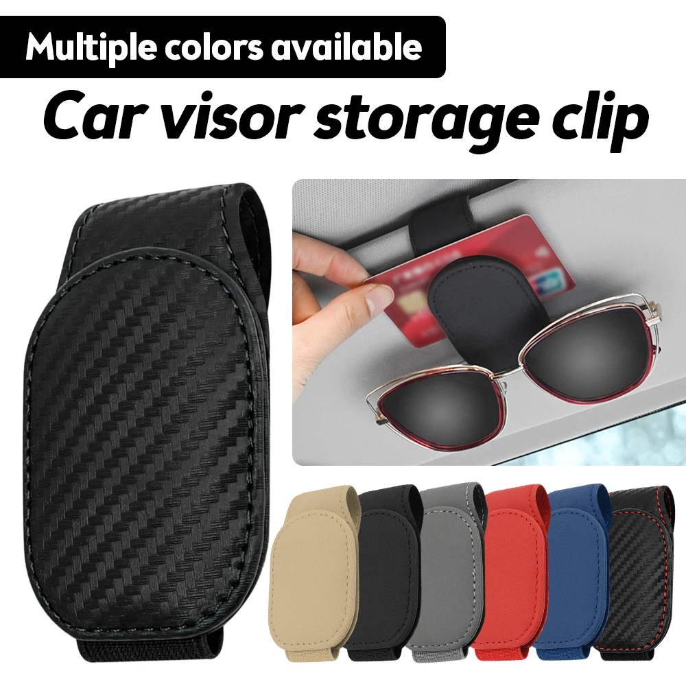 Universal Car Auto Sun Visor Glasses Box Sunglasses Clip Card Ticket Holder Stand Fastener Pen Case Eyeglasses Car Accessories
Universal Car Auto Sun Visor Glasses Box Sunglasses Clip Card Ticket Holder Stand Fastener Pen Case Eyeglasses Car Accessories
