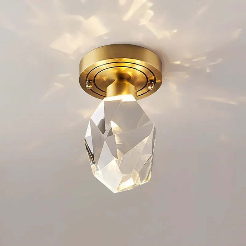 Luxury K9 Crystal ceiling light Postmodern bedroom aisle Corridor balcony light fixture restaurant cafe golden led ceiling lamp
Luxury K9 Crystal ceiling light Postmodern bedroom aisle Corridor balcony light fixture restaurant cafe golden led ceiling lamp