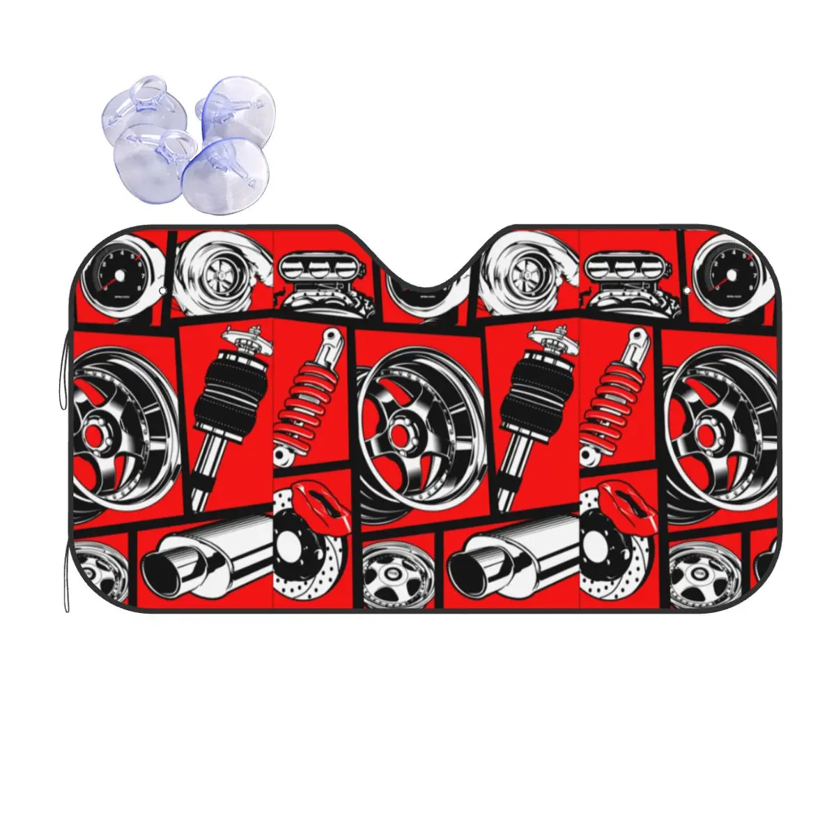 Car Culture Polyester Sunshade Windscreen 76x140cm Aluminium Foil Sunshade Visor Heat Reflector
Car Culture Polyester Sunshade Windscreen 76x140cm Aluminium Foil Sunshade Visor Heat Reflector