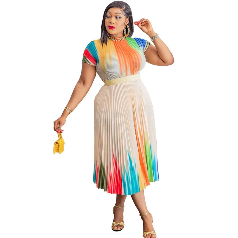 African Dresses Plus Size Women Elegant 2023 Dashiki Spring Autumn Maxi Dress Ladies Traditional Clothing Fairy Pleated Skirt
African Dresses Plus Size Women Elegant 2023 Dashiki Spring Autumn Maxi Dress Ladies Traditional Clothing Fairy Pleated Skirt