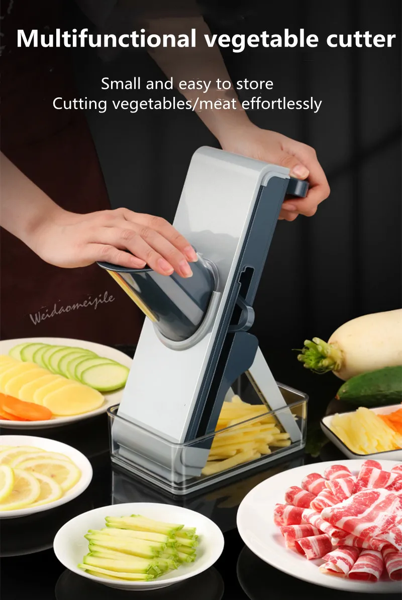 Meat and Vegetable Cutter Multifunctional Slicer Fruit Potato Peeler Carrot Grater Kitchen accessories Kitchen Gadgets
Meat and Vegetable Cutter Multifunctional Slicer Fruit Potato Peeler Carrot Grater Kitchen accessories Kitchen Gadgets