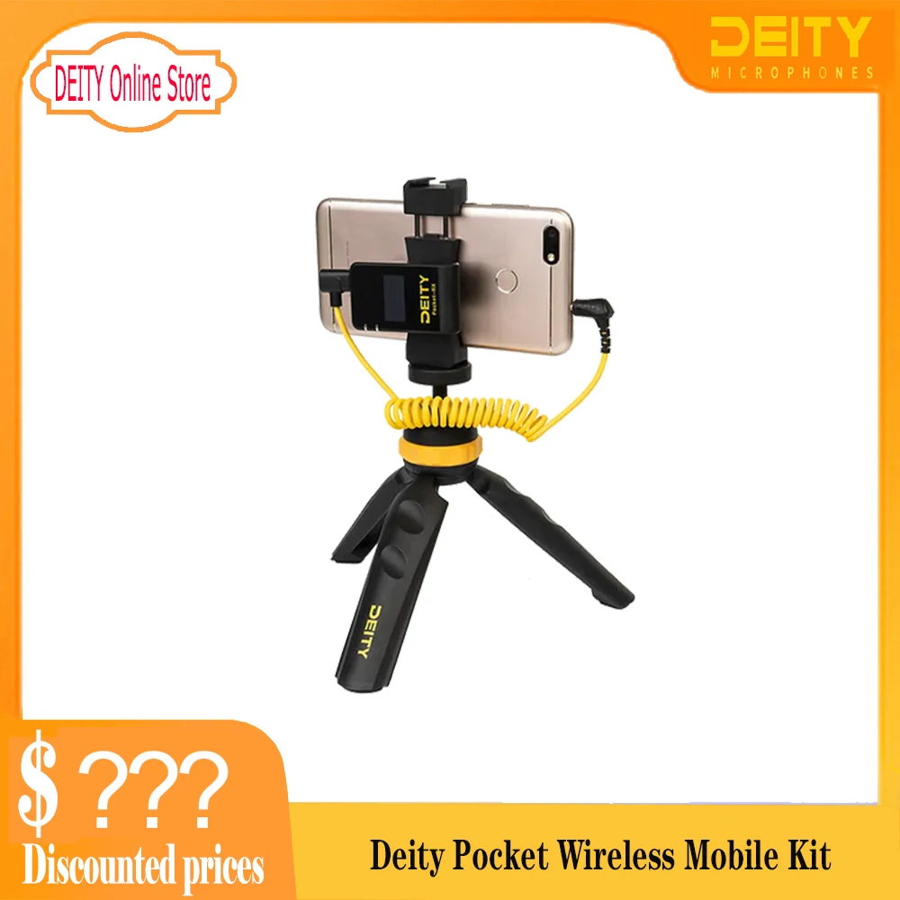 Aputure Deity Pocket Wireless Mobile Kit Microphone with Tripod Lavalier Mic for Vlog Video Record DSLR Camcorders Interview
Aputure Deity Pocket Wireless Mobile Kit Microphone with Tripod Lavalier Mic for Vlog Video Record DSLR Camcorders Interview