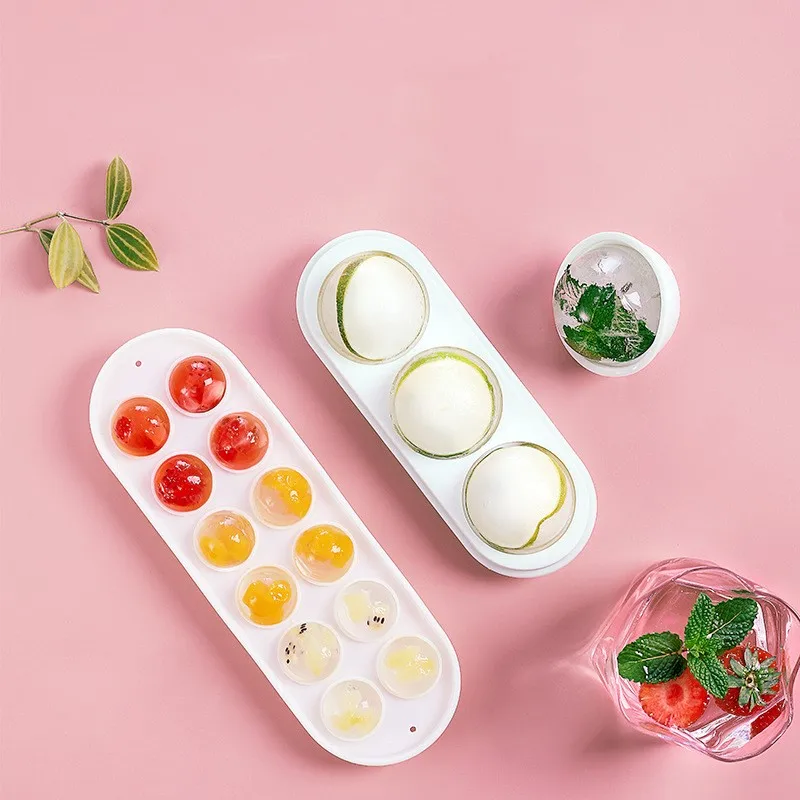 Youpin DIY Silicone Ice Hockey Mold Round Ice Tray Food Grade Jelly Box With Lid Ice Fruit Tea -40-220 Celsius
Youpin DIY Silicone Ice Hockey Mold Round Ice Tray Food Grade Jelly Box With Lid Ice Fruit Tea -40-220 Celsius