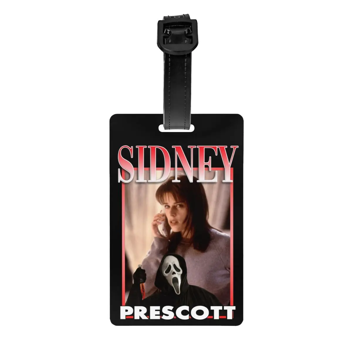 Scream Sidney Prescott Luggage Tag Halloween Horror Film Suitcase Baggage Privacy Cover ID Label
Scream Sidney Prescott Luggage Tag Halloween Horror Film Suitcase Baggage Privacy Cover ID Label
