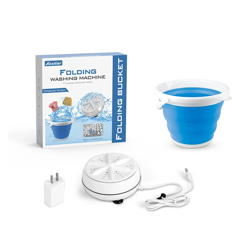 New Folding Ultrasonic Turbo Washing Machine Portable Travel Washer Air Bubble and Rotating Mini Ultrasonic Washing Machine
New Folding Ultrasonic Turbo Washing Machine Portable Travel Washer Air Bubble and Rotating Mini Ultrasonic Washing Machine