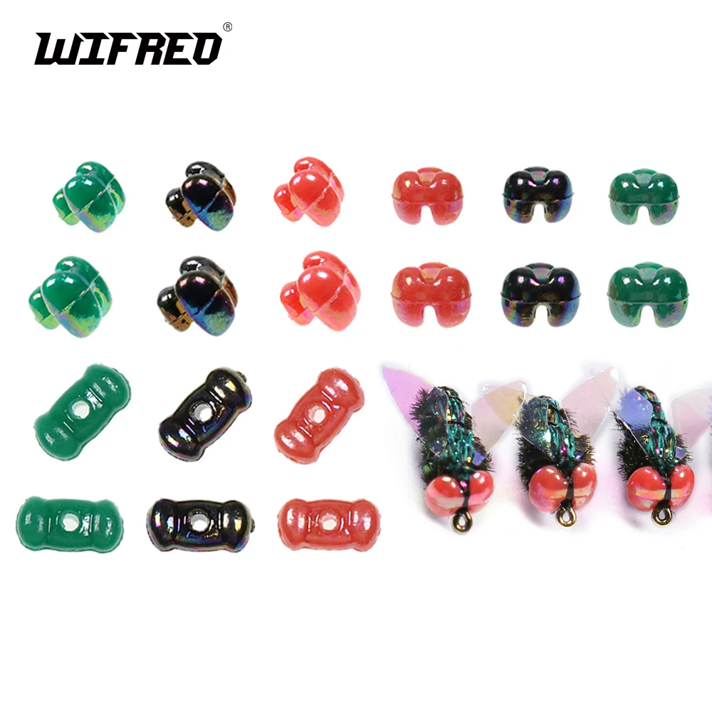 Wifreo 40pcs Pack New Fly Tying Beads 3D Holographic Housefly Eye Double Dragonfly Eye Beads Rainbowhue Fly Tying Materials
Wifreo 40pcs Pack New Fly Tying Beads 3D Holographic Housefly Eye Double Dragonfly Eye Beads Rainbowhue Fly Tying Materials