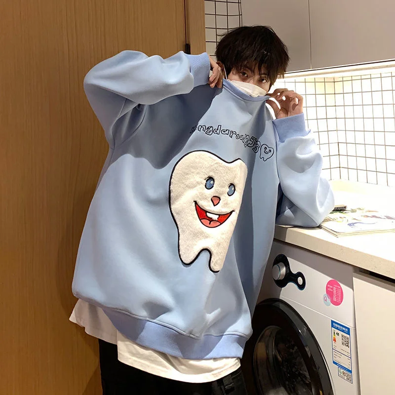 Privathinker Big Teeth Cartoon Hoodie Men's Sweatshirts Korean Oversized Casual Jumpers Fashion Brand Streetwear Male Pullovers
Privathinker Big Teeth Cartoon Hoodie Men's Sweatshirts Korean Oversized Casual Jumpers Fashion Brand Streetwear Male Pullovers