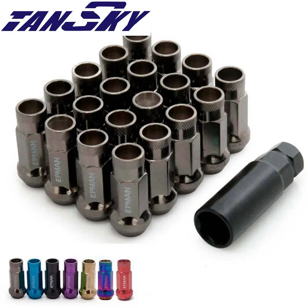 EPMAN Racing V48 20PCS EXTENDED WHEELS TUNER LUG NUTS OPEN END M12x1.5 Or M12X1.25 EP-NUTV48
EPMAN Racing V48 20PCS EXTENDED WHEELS TUNER LUG NUTS OPEN END M12x1.5 Or M12X1.25 EP-NUTV48