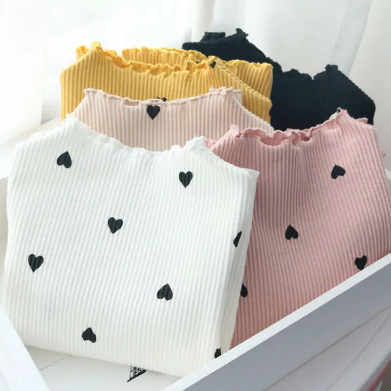 Cute Girls T-shirt Baby O-neck Love T-shirt Girls Long sleeved Bottoming Shirt Cotton Children's Long-sleeved T-shirt
Cute Girls T-shirt Baby O-neck Love T-shirt Girls Long sleeved Bottoming Shirt Cotton Children's Long-sleeved T-shirt
