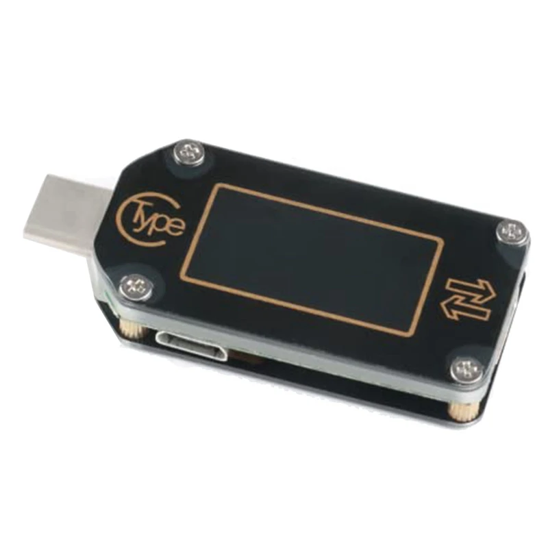 TC66 USB-тестер USB Type-C Тестер батареи PD Протокол Быстрая зарядка QC 2.0 3.0 Мультиметр