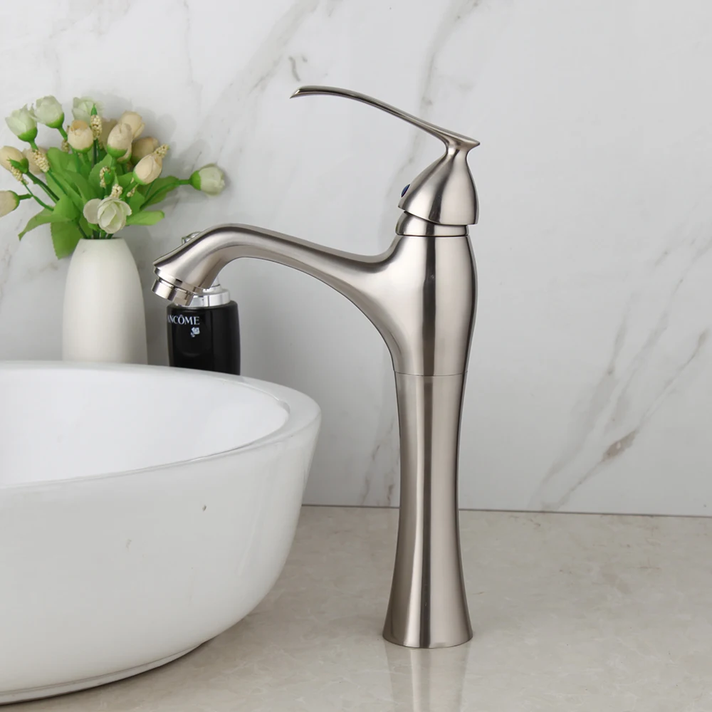 Bathroom Basin Faucet Brushed Nickel Water Tap Wash Sink Faucets Deck Mounted Toilet Sink Taps Hot & Cold Basin Tap Sink Mixer
Bathroom Basin Faucet Brushed Nickel Water Tap Wash Sink Faucets Deck Mounted Toilet Sink Taps Hot & Cold Basin Tap Sink Mixer