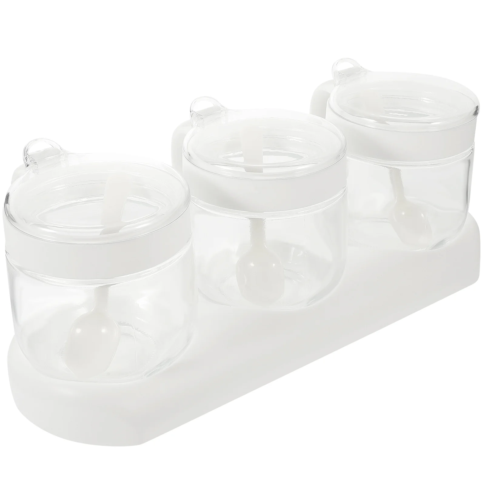 

Jar Seasoning Condiment Dispenser Salt Kitchen Container Pots Canisters Bottle Jars Box Honey Pepper Bowl Barbecue