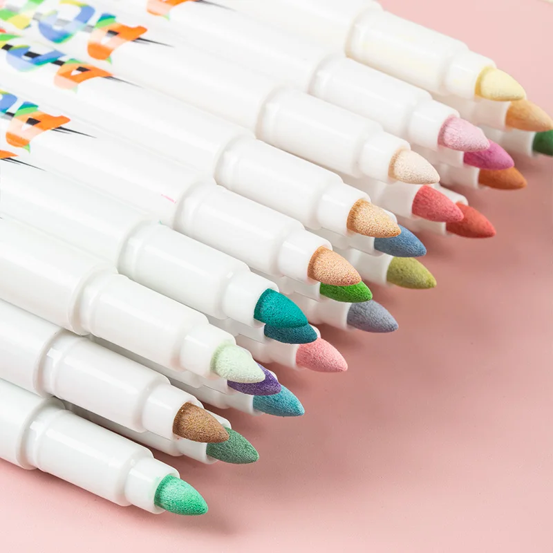12/24 Colors Acrylic Markers Paint Brush Pens for Rock Painting Stone Glass Metallic Ceramic Paper Wood Decorations Supplies
12/24 Colors Acrylic Markers Paint Brush Pens for Rock Painting Stone Glass Metallic Ceramic Paper Wood Decorations Supplies
