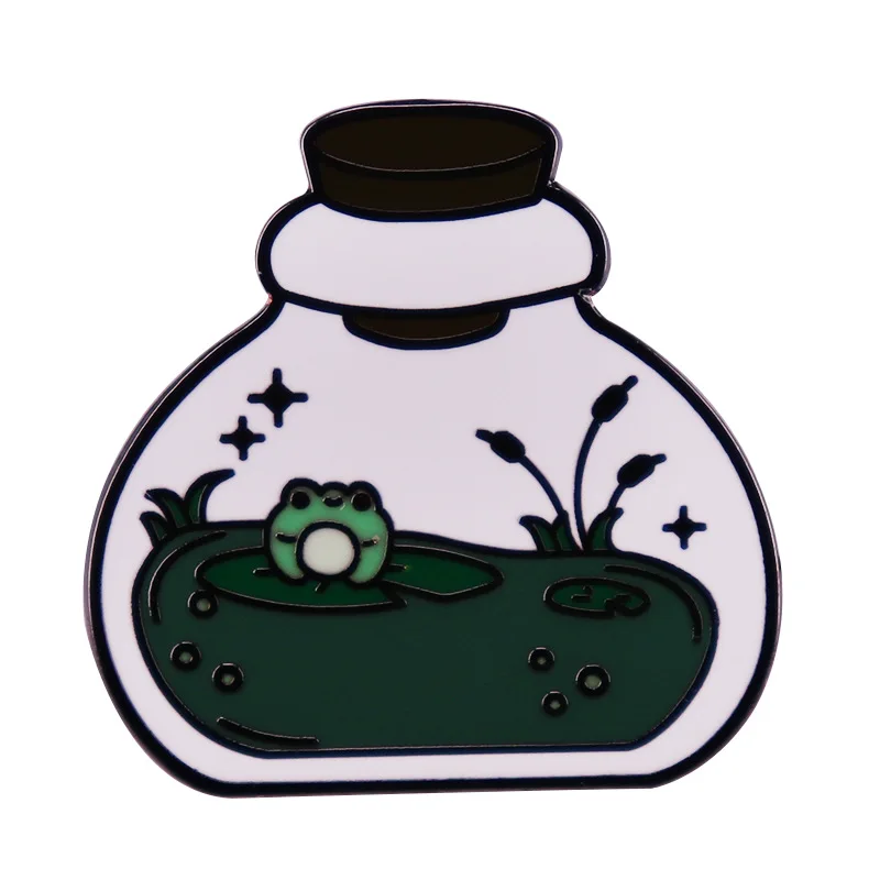 Cute Frog In A Bog Animal Anxiety Enamel Pins Backpack Jackets Fashion Jewelry Accessories Cute Animal Lapel Brooch Badges
Cute Frog In A Bog Animal Anxiety Enamel Pins Backpack Jackets Fashion Jewelry Accessories Cute Animal Lapel Brooch Badges