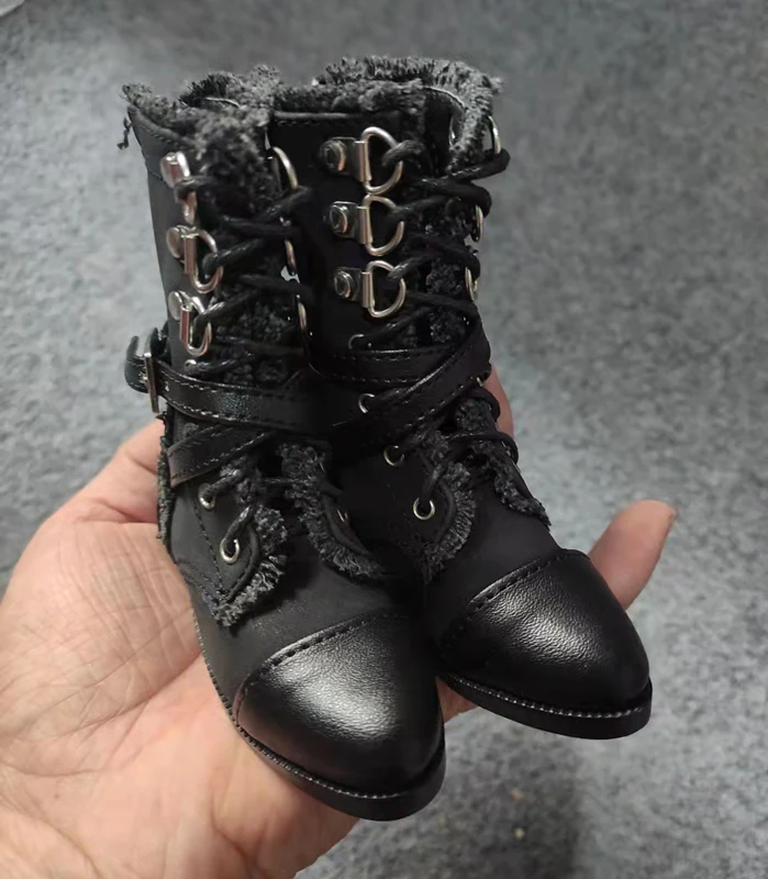 Мини коллекция MSD Doc 1/3 BJD Obitsu кукольная обувь Черный панк готический воин сапоги |