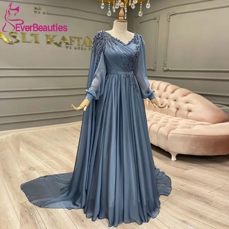 Luxury Dubai Prom Dresses Long Sleeves Saudi Arabia Evening Gowns Beaded V-Neck Formal Party Dress with Cape
Luxury Dubai Prom Dresses Long Sleeves Saudi Arabia Evening Gowns Beaded V-Neck Formal Party Dress with Cape