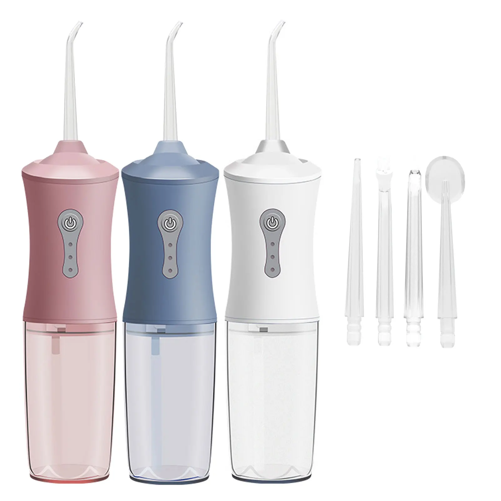 Oral Irrigator USB Rechargeable Water Flosser Portable Dental Water Jet 240ML Water Tank Waterproof Teeth Cleaner 4 Clean Nozzle
Oral Irrigator USB Rechargeable Water Flosser Portable Dental Water Jet 240ML Water Tank Waterproof Teeth Cleaner 4 Clean Nozzle