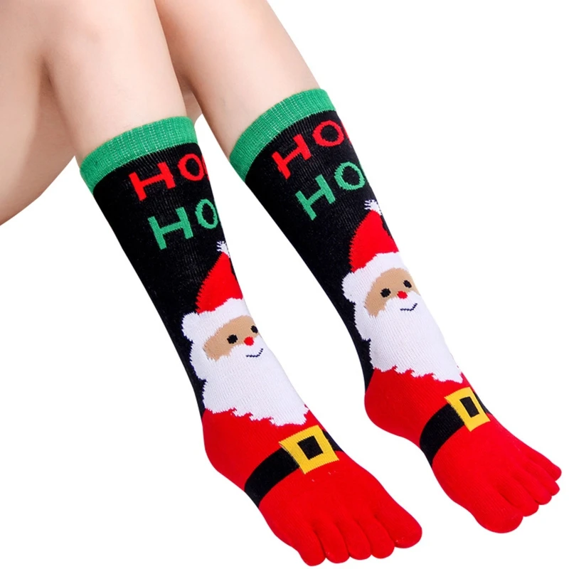 Cartoon Snowman Snowflakes Printed Toe Socks Five Fingers Socks Casual Soft Cotton Socks Women Christmas Sock
Cartoon Snowman Snowflakes Printed Toe Socks Five Fingers Socks Casual Soft Cotton Socks Women Christmas Sock