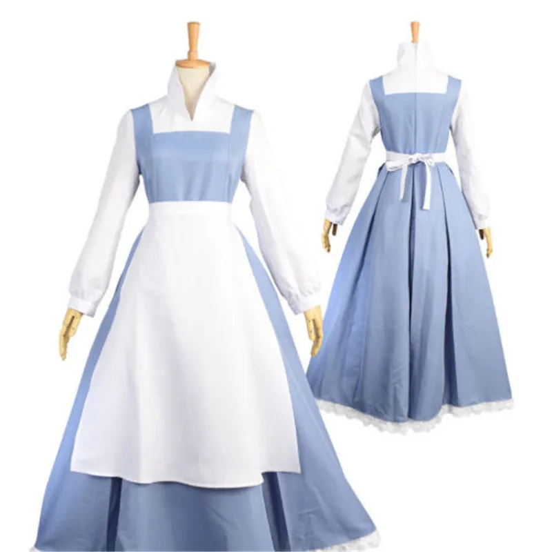 Drop Shipping Halloween Costume Adult Beauty And The Beast Belle Blue Maid Dress Cosplay Costume Size S-XL
Drop Shipping Halloween Costume Adult Beauty And The Beast Belle Blue Maid Dress Cosplay Costume Size S-XL