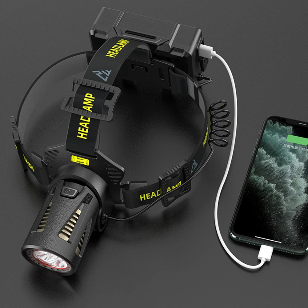Portable Camping XHP360 LED Headlamp 2000 Lumens Outdoor Headlight High Brightness Lamp for Night Cycling Walking Emergencies
Portable Camping XHP360 LED Headlamp 2000 Lumens Outdoor Headlight High Brightness Lamp for Night Cycling Walking Emergencies