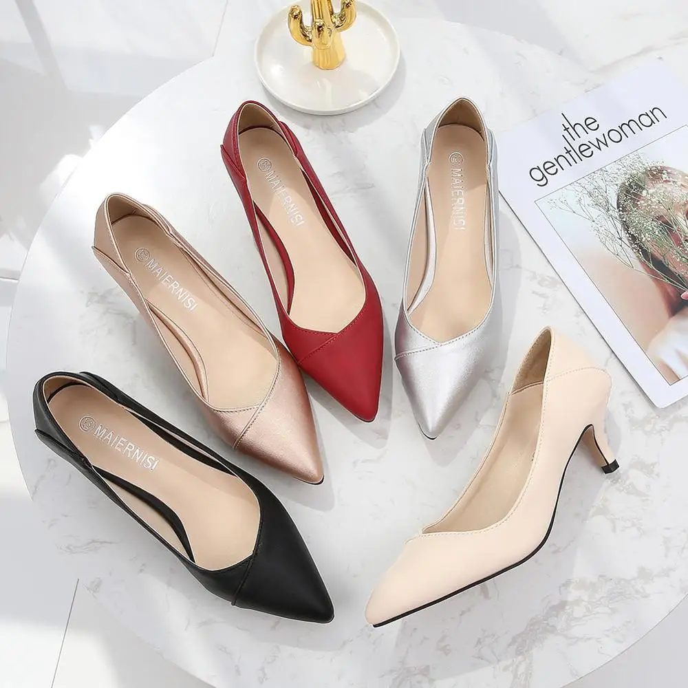 5 Cm Low-Heel Pumps Fashion Womens Shoes Sexy Thin Heels Pointed Toe Work Single Shoes Party Dress High Heels Plus Size 35-46
5 Cm Low-Heel Pumps Fashion Womens Shoes Sexy Thin Heels Pointed Toe Work Single Shoes Party Dress High Heels Plus Size 35-46