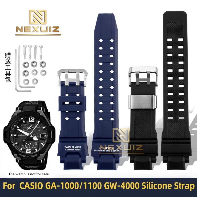 Ремешок силиконовый для Casio GW-A1100 G-1400 GW-4000 GA-1000, мужской водонепроницаемый и мягкий выпуклый ремешок для часов
Ремешок силиконовый для Casio GW-A1100 G-1400 GW-4000 GA-1000, мужской водонепроницаемый и мягкий выпуклый ремешок для часов