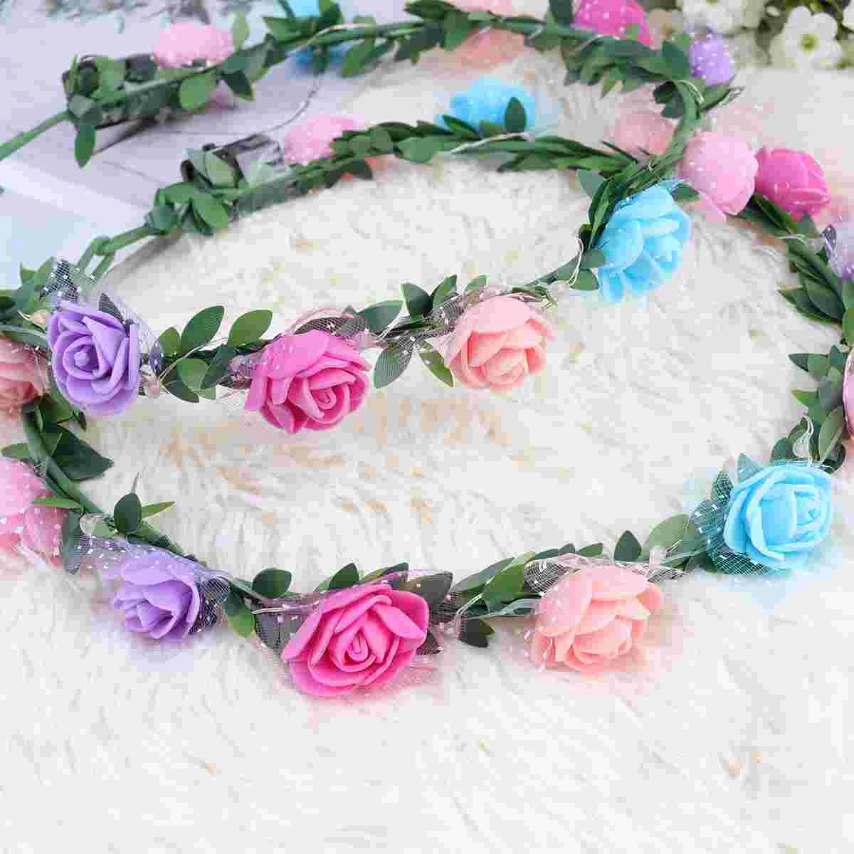 6pcs Guirnaldas Para Colorful Luminous Hair Flashing Headband LED Hair Accessory Glowing Headpiece Simulate Floral
6pcs Guirnaldas Para Colorful Luminous Hair Flashing Headband LED Hair Accessory Glowing Headpiece Simulate Floral