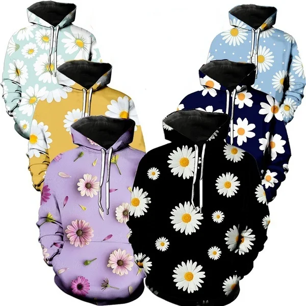 2022 New Chrysanthemum 3D Printing Hoodie Sportswear Men's and Women's Casual Fashion Sports All-match Harajuku Style Hooded Swe
2022 New Chrysanthemum 3D Printing Hoodie Sportswear Men's and Women's Casual Fashion Sports All-match Harajuku Style Hooded Swe