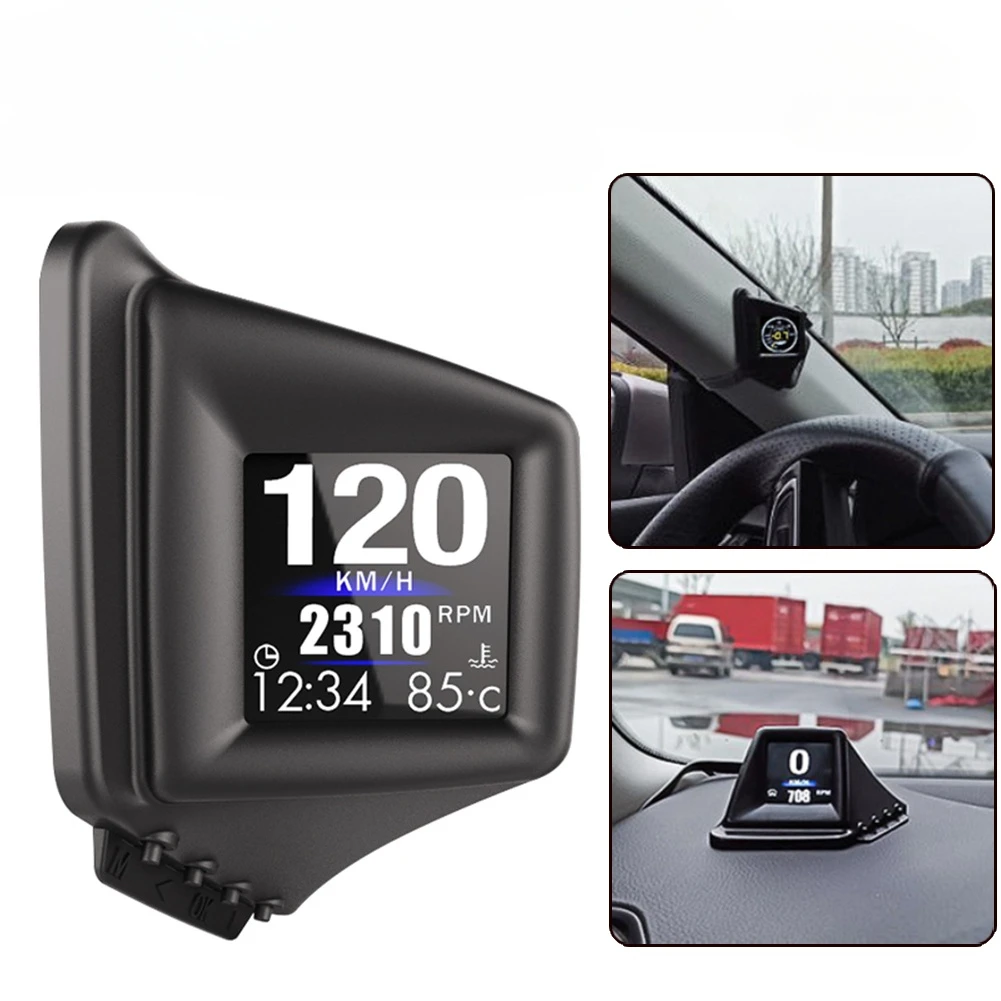 

Car Computer Flat Screen Display OBD2+GPS Car Tachometer Turbocharger Oil Pressure Water Temperature GPS Gasoline Speedometer