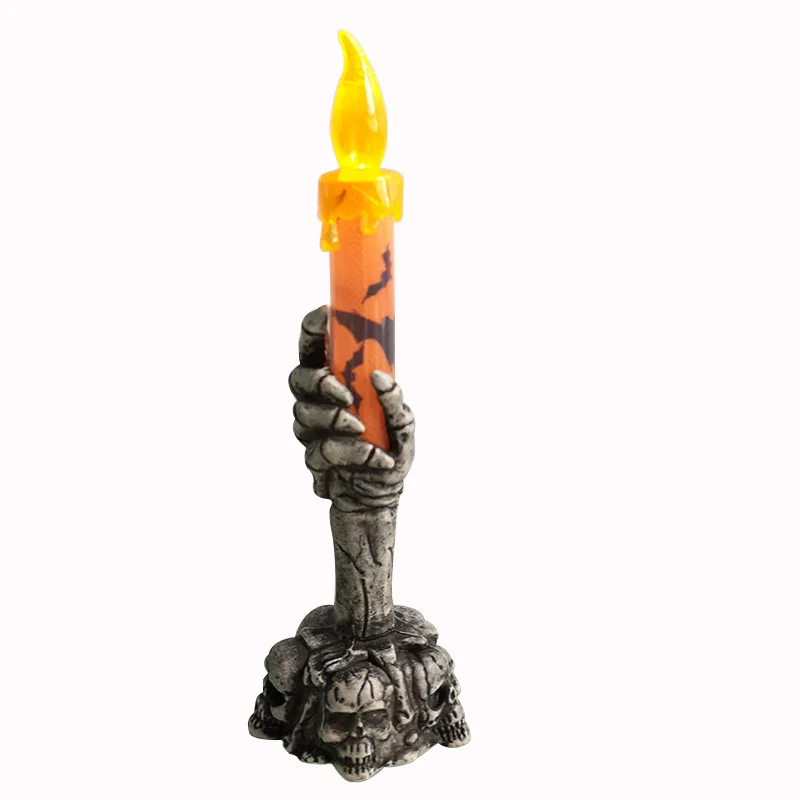 Popular Halloween Decorative Lights Party Venue Layout Props Skeleton Single Ghost Holding Candle Light Led Electronic Light
Popular Halloween Decorative Lights Party Venue Layout Props Skeleton Single Ghost Holding Candle Light Led Electronic Light