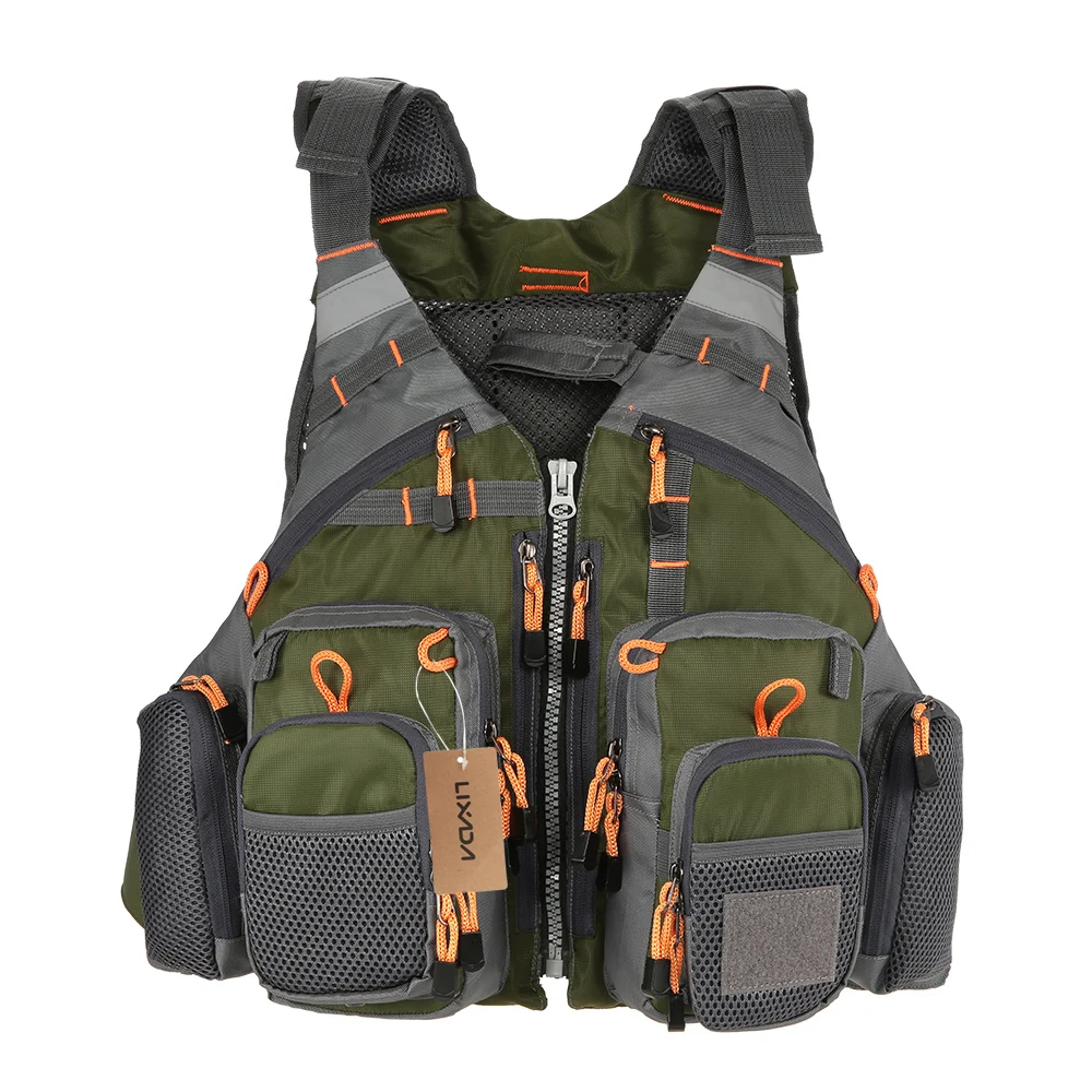 Fishing Vest Breathable Outdoor Sports Fly Swimming Life Safety Waistcoat Survival Utility Fly Vest with Chest Pockets Man Suit
Fishing Vest Breathable Outdoor Sports Fly Swimming Life Safety Waistcoat Survival Utility Fly Vest with Chest Pockets Man Suit