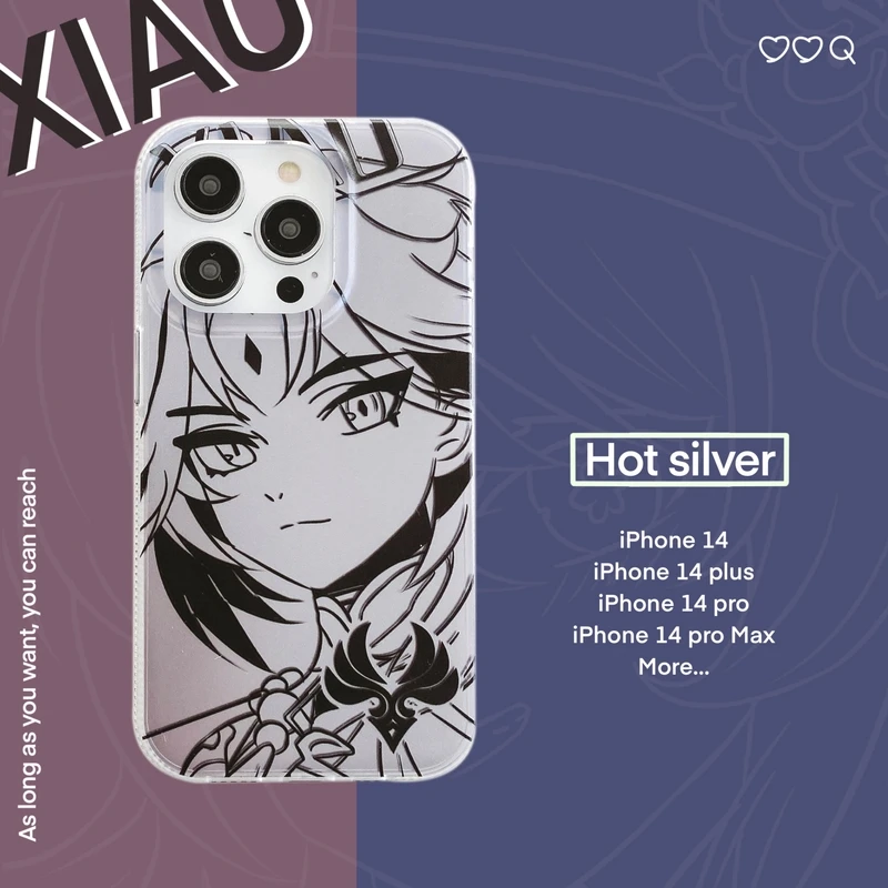Ударопрочный чехол для телефона Genshin Impact Hu Tao Xiao для iPhone 14 Pro Max 13 12 11 Pro Max
Ударопрочный чехол для телефона Genshin Impact Hu Tao Xiao для iPhone 14 Pro Max 13 12 11 Pro Max