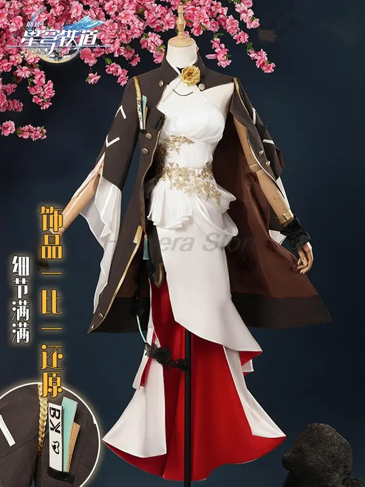 Game Honkai Star Rail Cosplay Costume Anime Honkai Himeko Cosplay Costume Sexy Evening Dress For Woman Red Buckle Cospaly Wig
Game Honkai Star Rail Cosplay Costume Anime Honkai Himeko Cosplay Costume Sexy Evening Dress For Woman Red Buckle Cospaly Wig
