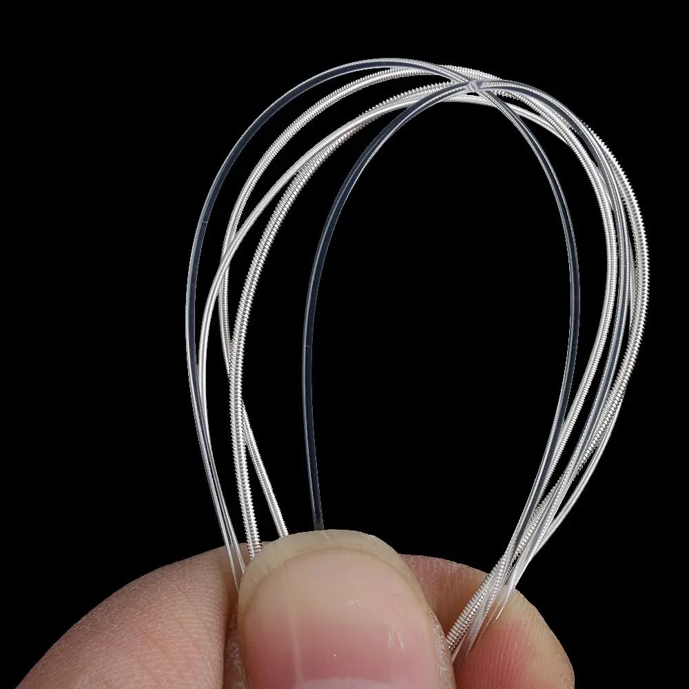 6PCS Accessories Acoustic Music Replacements Chord Set Silver Plated Metal Wound Nylon Guitar Strings
6PCS Accessories Acoustic Music Replacements Chord Set Silver Plated Metal Wound Nylon Guitar Strings
