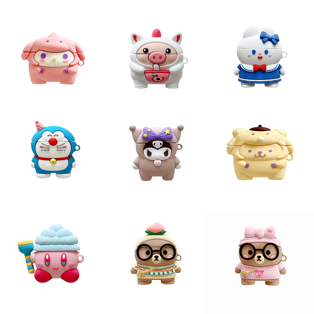 Japan Gameboy Cartoon Funny Cute Kirby Soft Headphone Earphone Case for Apple Airpods 1 2 Wireless Headset Cover for Airpods Pro
Japan Gameboy Cartoon Funny Cute Kirby Soft Headphone Earphone Case for Apple Airpods 1 2 Wireless Headset Cover for Airpods Pro