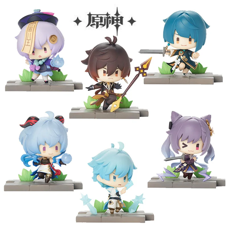 4cm Genshin Impact Keqing Anime Figure Klee Hibana Knight PVC Action Figure Genshin Impact Paimon Figurine Collection Toys
4cm Genshin Impact Keqing Anime Figure Klee Hibana Knight PVC Action Figure Genshin Impact Paimon Figurine Collection Toys