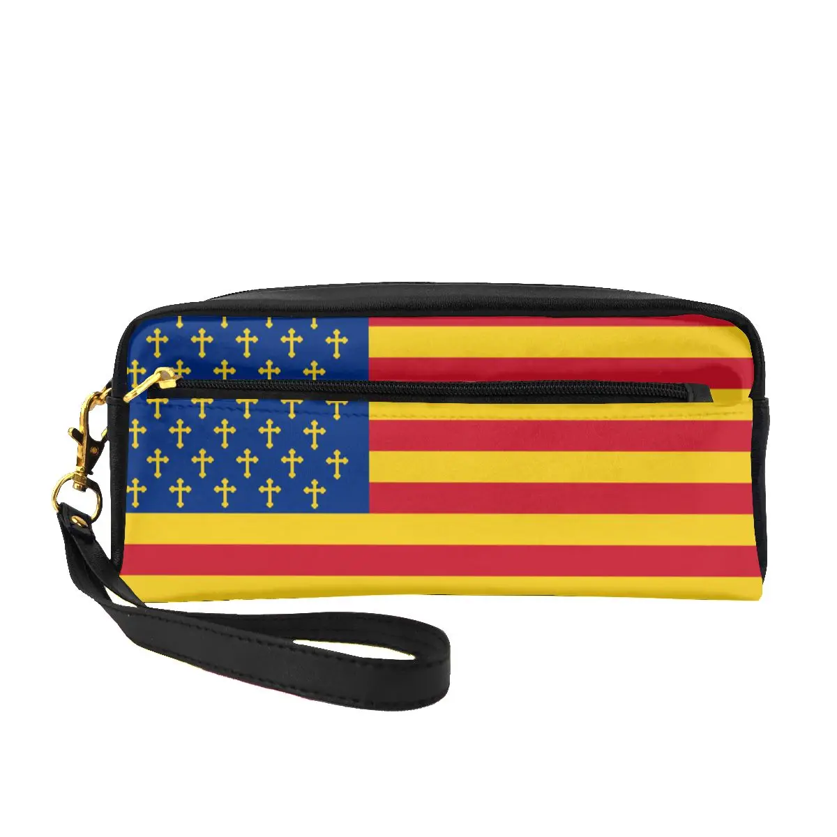 Cosmetic Case Makeup Pouch Bag Flag Of The Orthodox Christian Republic Of Romania Toiletries Bag Small Handbag Pen Pencil Case
Cosmetic Case Makeup Pouch Bag Flag Of The Orthodox Christian Republic Of Romania Toiletries Bag Small Handbag Pen Pencil Case