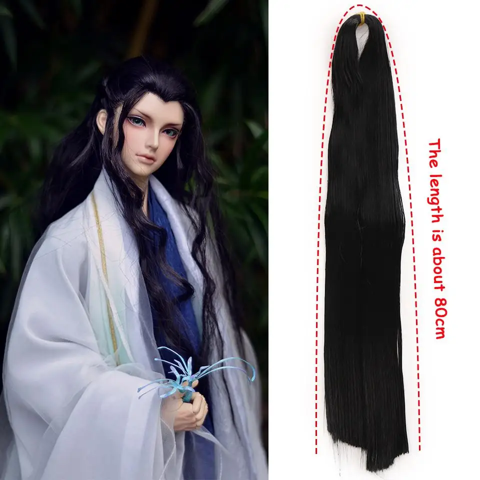 BJD SD Doll 80CM Hair Row Synthetic Fiber Hair DIY Hand Crochet Wig Heat Resistant Fakehair Material for Girls and Boys Hair
BJD SD Doll 80CM Hair Row Synthetic Fiber Hair DIY Hand Crochet Wig Heat Resistant Fakehair Material for Girls and Boys Hair