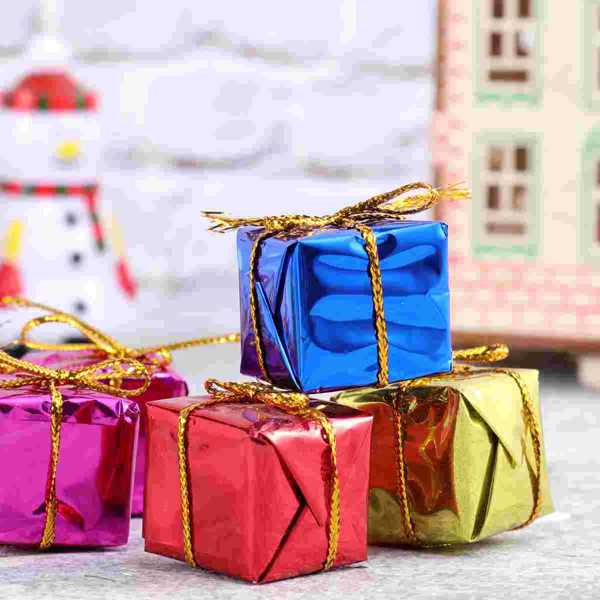 60 Pcs Christmas Tree Decorations Foam Gift Box Boxes Xmas Haning Ornaments Holiday Hanging Ball
60 Pcs Christmas Tree Decorations Foam Gift Box Boxes Xmas Haning Ornaments Holiday Hanging Ball