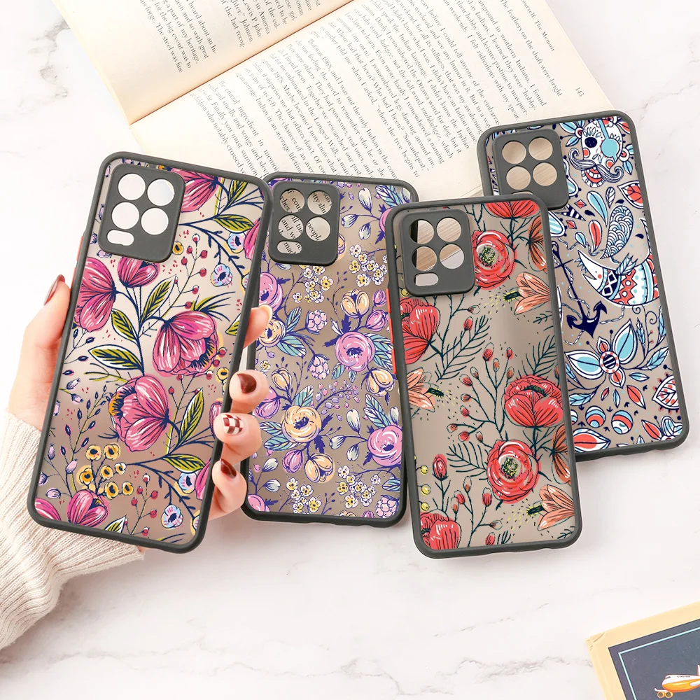 Flower Phone Case For Realme 9 Pro Plus 8 8i 9I 8S 7 6 C11 C12 C15 C20 C21Y C25Y GT2 V25 GT Neo2 Narzo 50A 50I Matte Back Covers
Flower Phone Case For Realme 9 Pro Plus 8 8i 9I 8S 7 6 C11 C12 C15 C20 C21Y C25Y GT2 V25 GT Neo2 Narzo 50A 50I Matte Back Covers