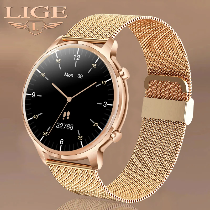 LIGE Fashion Women Smart Watch Bluetooth Call Heart Rate Monitoring Waterproof Clock Ladies Smart Bracelet For Android IOS 2022
LIGE Fashion Women Smart Watch Bluetooth Call Heart Rate Monitoring Waterproof Clock Ladies Smart Bracelet For Android IOS 2022