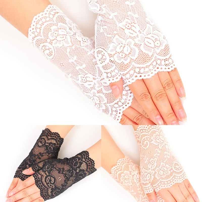 M2EA UV Protection Mesh Lace Hand Cover Wrist Length Gloves Half Finger Bridal Gloves Outdoor Sport Half Finger Gloves
M2EA UV Protection Mesh Lace Hand Cover Wrist Length Gloves Half Finger Bridal Gloves Outdoor Sport Half Finger Gloves