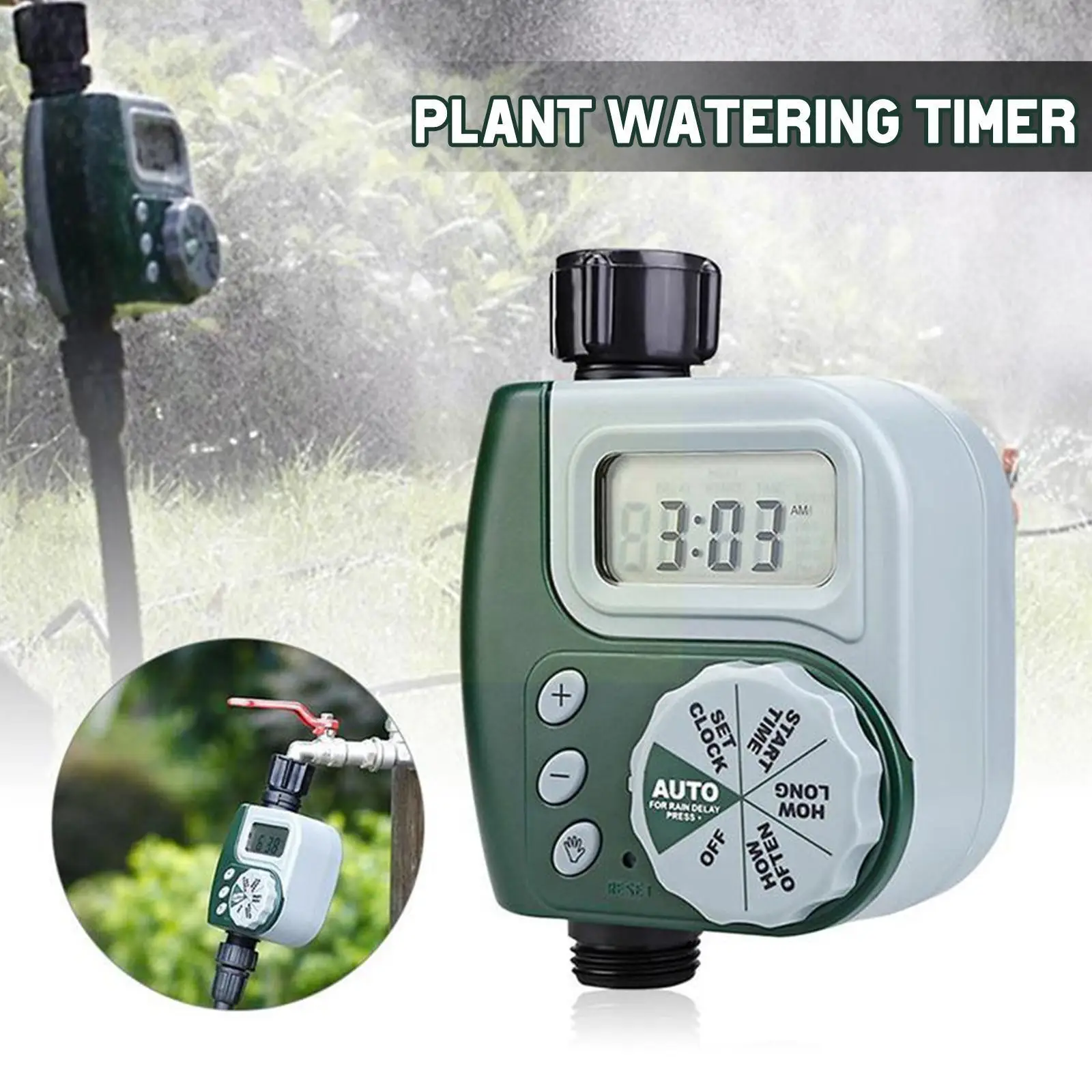 Orbital 62061Z Single-Outlet Hose Watering Timer Automatic Timer Irrigation Outdoor Garden Garden Device Water Controller C9V3
Orbital 62061Z Single-Outlet Hose Watering Timer Automatic Timer Irrigation Outdoor Garden Garden Device Water Controller C9V3