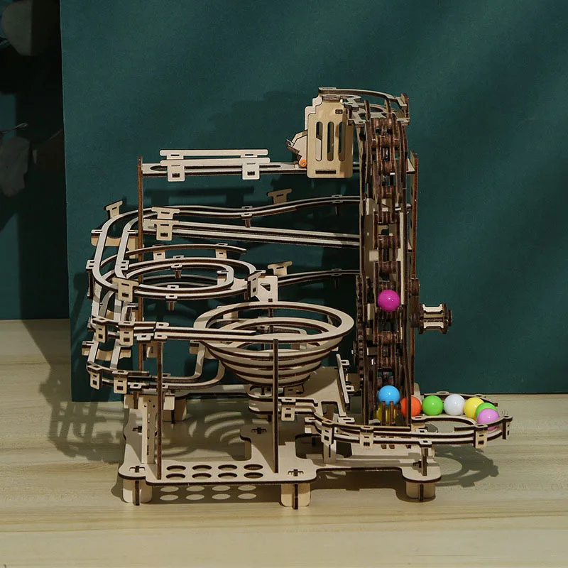 3D Stereoscopic Wooden Puzzle Time and Space TunneI Marble Maze Laser Cutting Mechanical DIY Educational Handmade Assemble Toys
3D Stereoscopic Wooden Puzzle Time and Space TunneI Marble Maze Laser Cutting Mechanical DIY Educational Handmade Assemble Toys