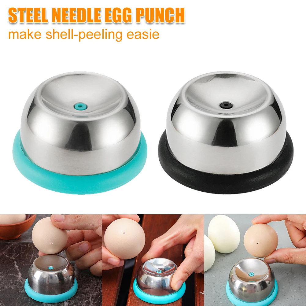 Durable Stainless Steel Piercer Egg Puncher Pricker with Needle Hole Seperater for Hard Boiled Egg Kitchen Gadgets Tools
Durable Stainless Steel Piercer Egg Puncher Pricker with Needle Hole Seperater for Hard Boiled Egg Kitchen Gadgets Tools