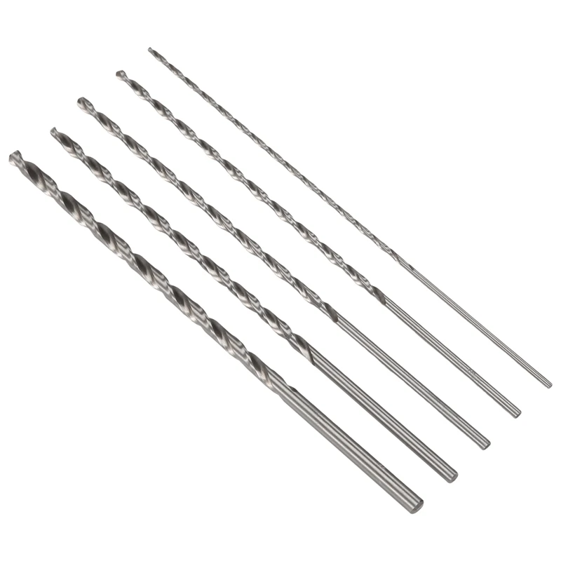 5PCS Extra Long High-Speed Steel Drill Bit Sets Straight Shank Twist Drill Bit Tool 2-5Mm For Wood
5PCS Extra Long High-Speed Steel Drill Bit Sets Straight Shank Twist Drill Bit Tool 2-5Mm For Wood